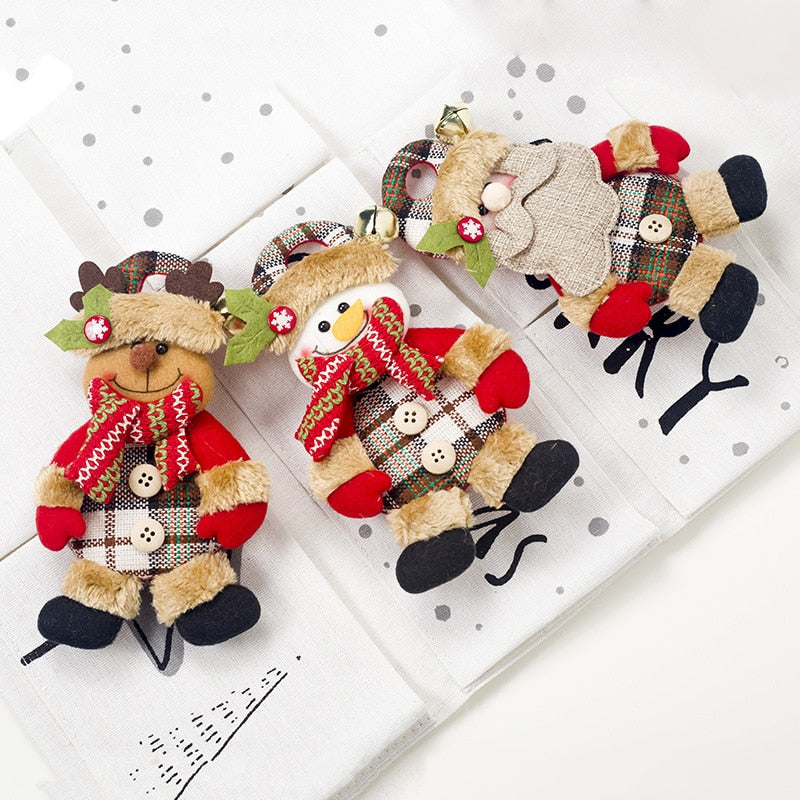 Tree Decorations Santa Claus Creative Cloth Doll