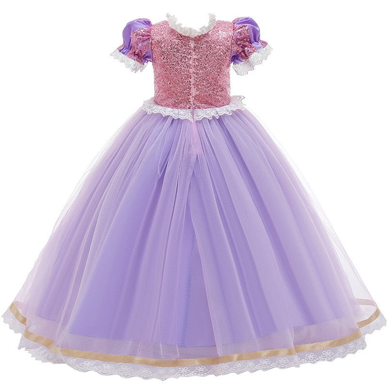 VOGUEON Rapunzel Girls Dress