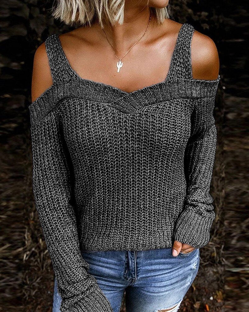 Women Casual Cut-out Sweater