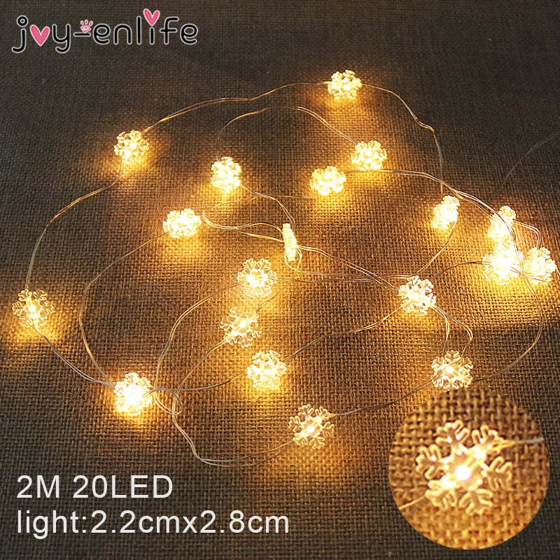Santa Claus Snowflake Tree LED Light