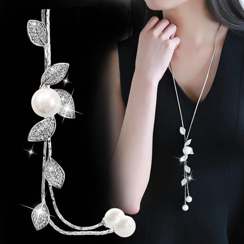 Simulated Pearl Choker Necklaces