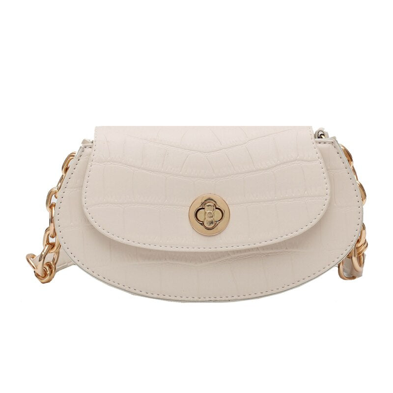 Stone Pattern Small PU Leather Bags