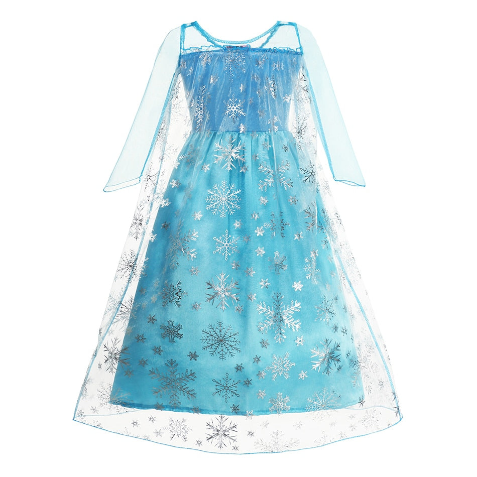 Queen Elsa Princess Dress