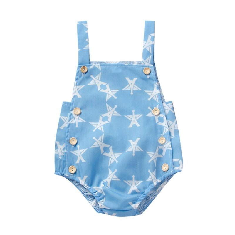 Summer Baby Boys Bodysuit Cotton Sleeveless