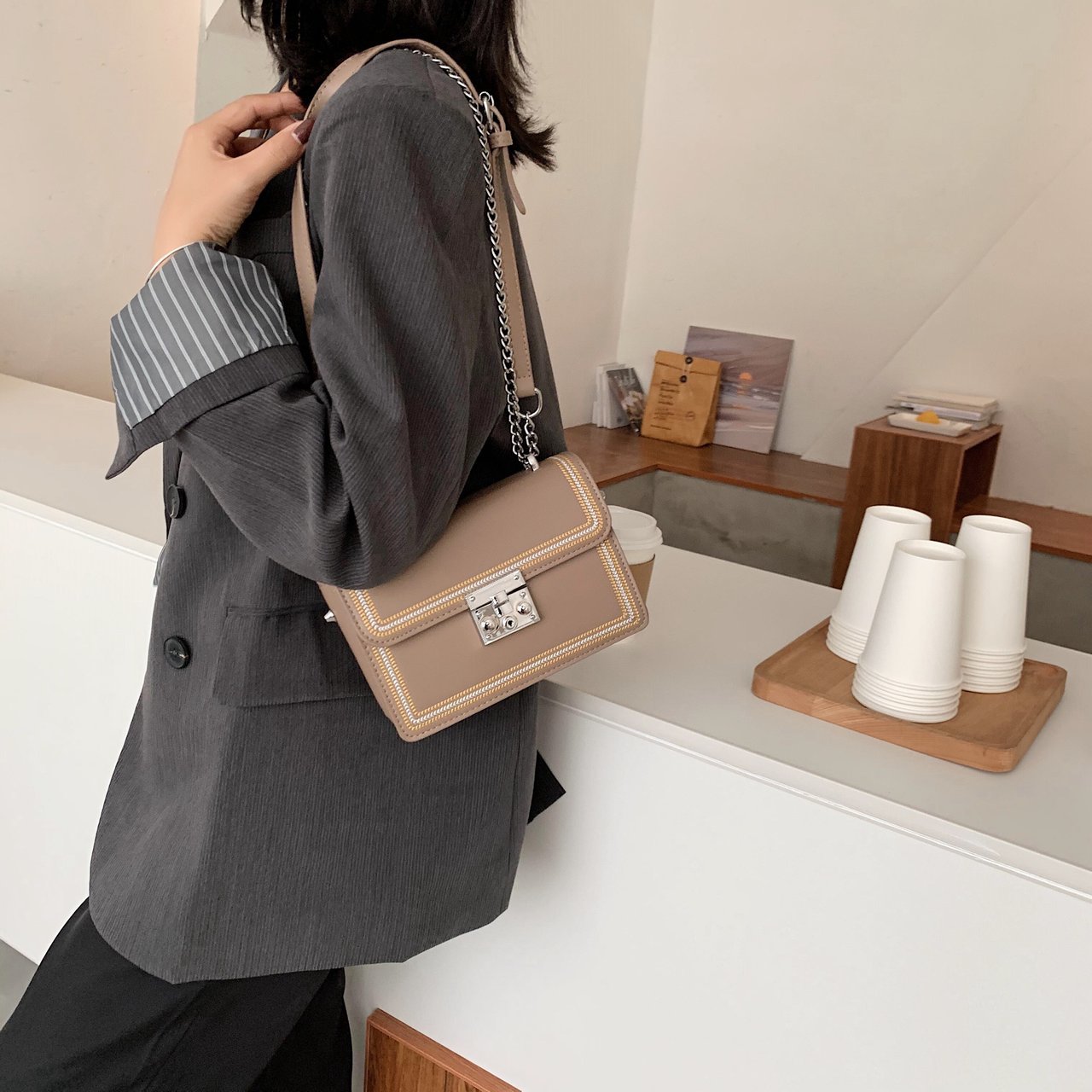 Leather Vintage Crossbody Bag