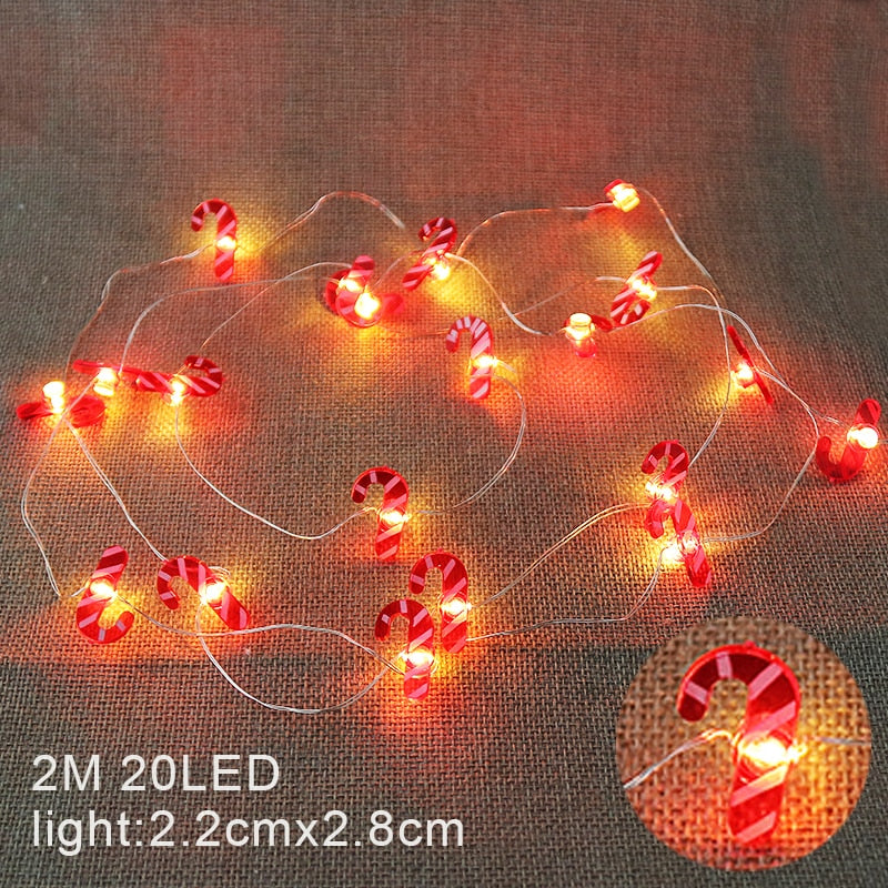 Santa Claus Snowflake Tree LED Light