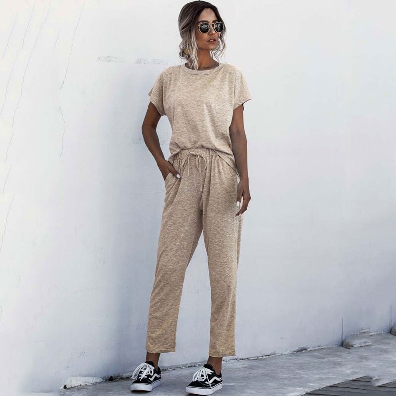Two Piece Set Summer Track Suit