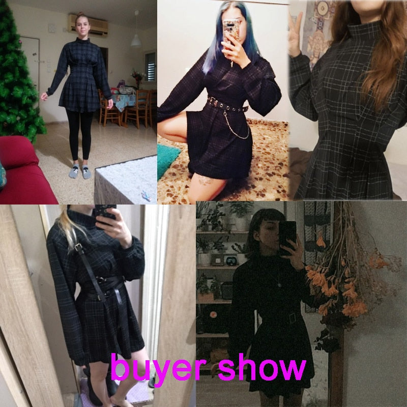 Spring Women Vintage Mini Dress