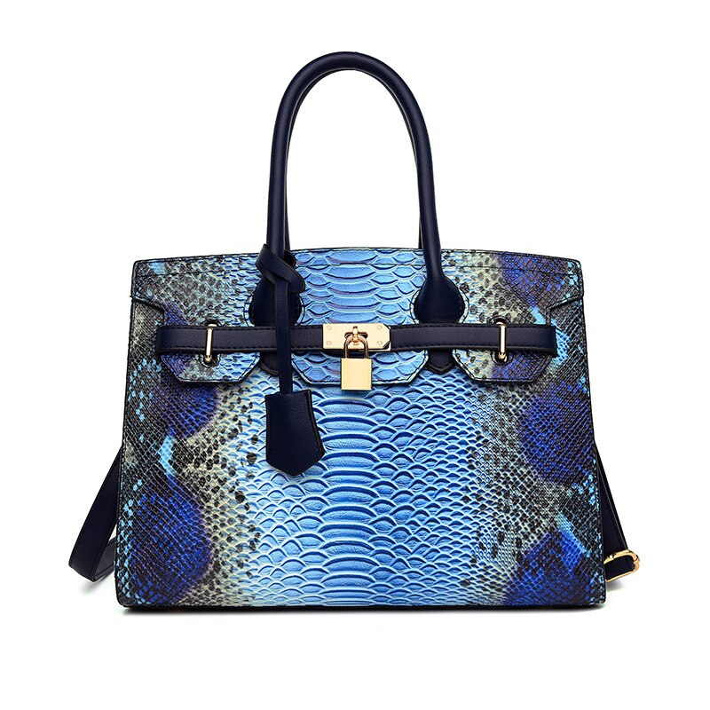 New Crocodile Leather Pattern Handbag