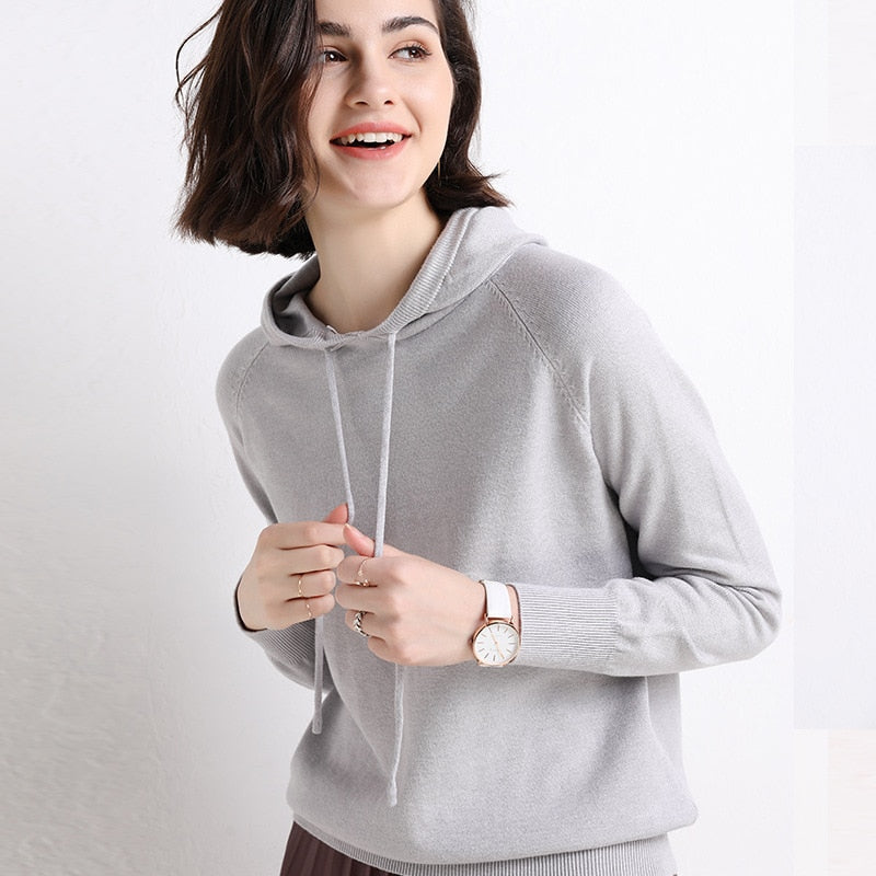 Women's Hoodies Sweatshirts Woollen