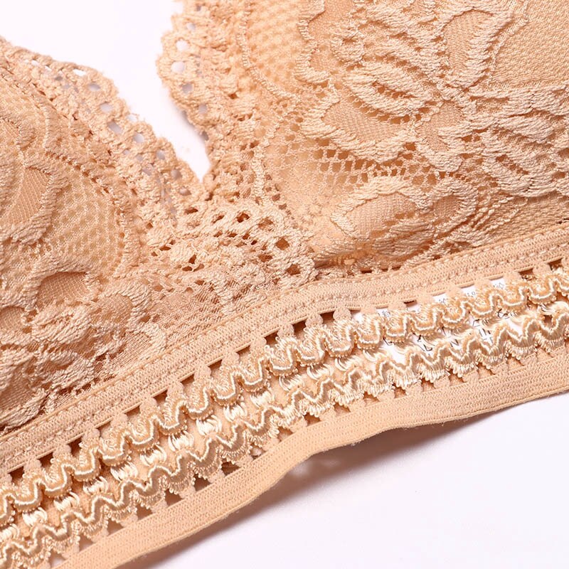 Women French Style Lace Bra
