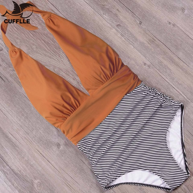 Sexy Halter One Piece Swimsuit