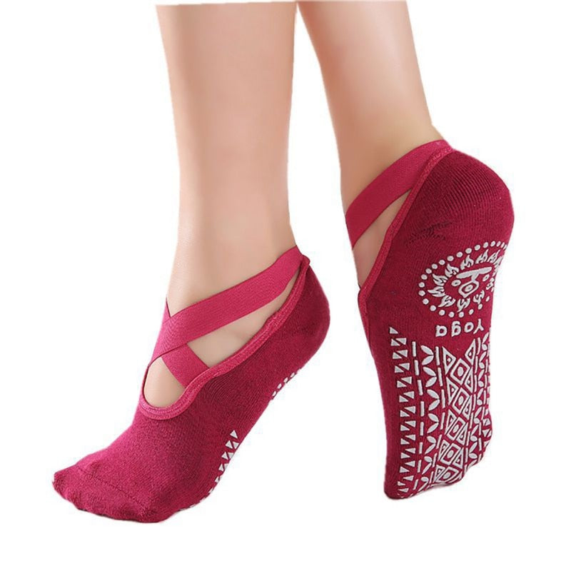 Ladies Anti Slip Cotton Socks