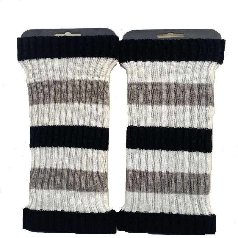 Punk Solid Black Cool Knit Long Socks