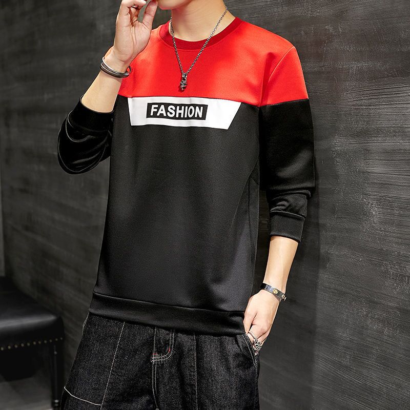 new men t shirt casual long sleeve