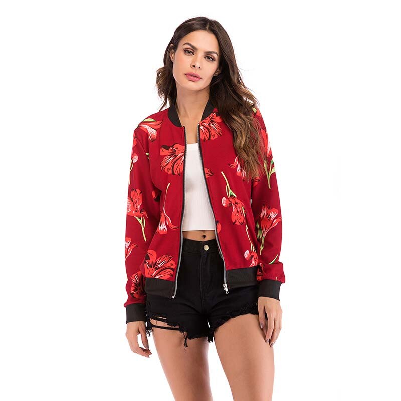 Women Floral Print Jacket