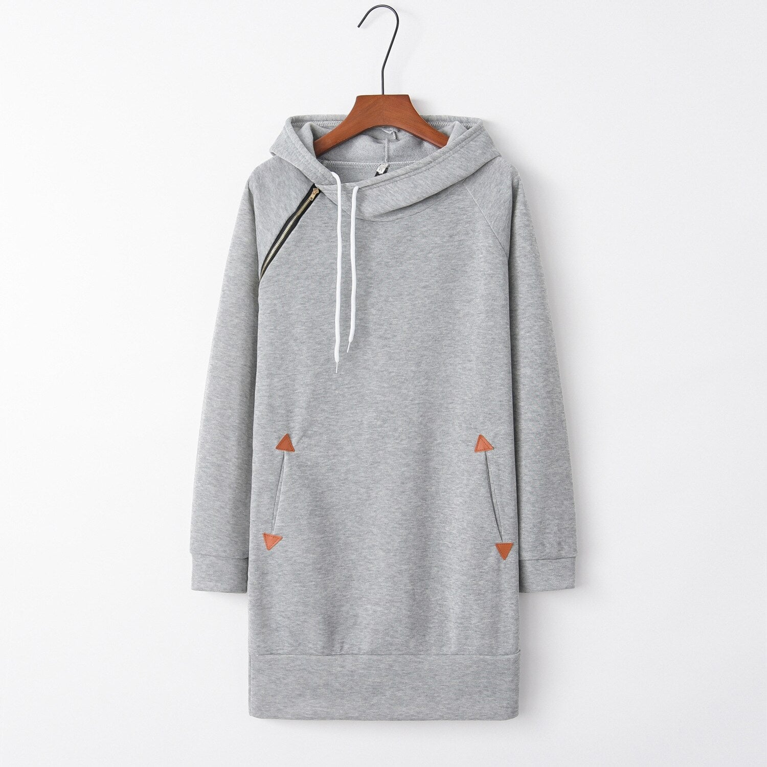 Women's Hoodies Sweatshirts Hooded Zippered