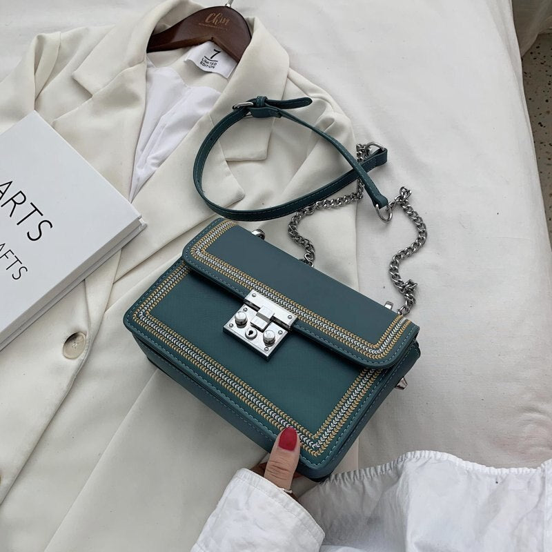 Leather Vintage Crossbody Bag