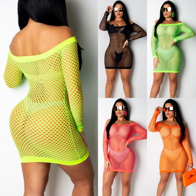 Women's Smock Crochet Beach Dress