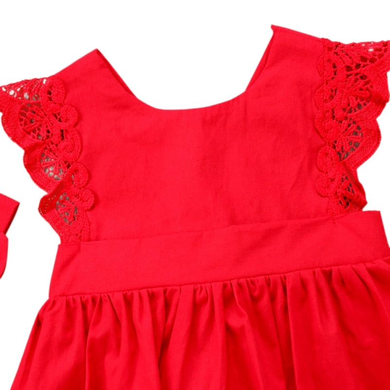 Summer Newborn Baby Girls Bodysuit Dress