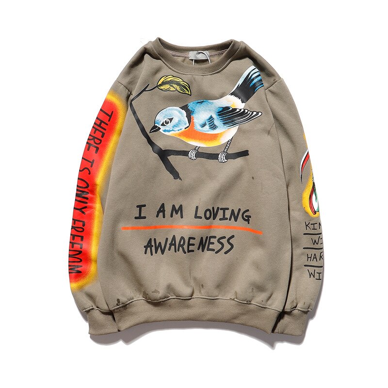 Hip Hop Pullover Sweatshirt Hoodies