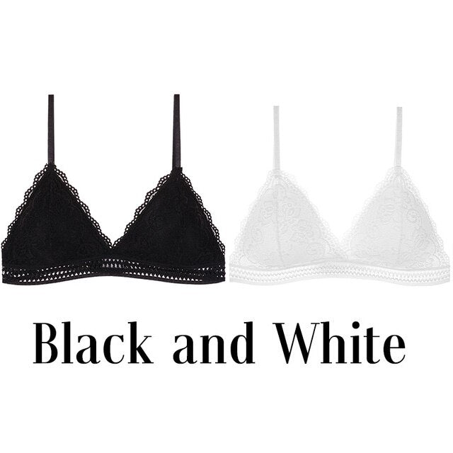 Women French Style Lace Bra