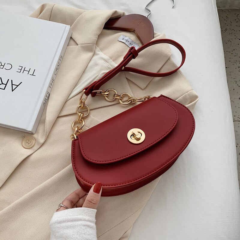 Stone Pattern Small PU Leather Bags