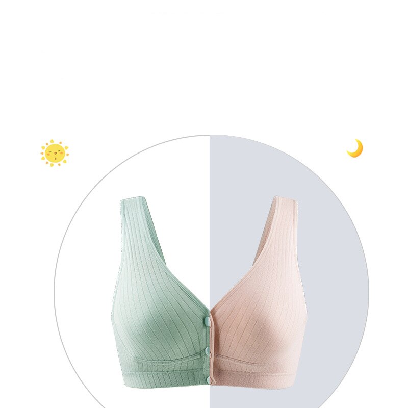 TEXIWAS Cotton Maternity Nursing Bra