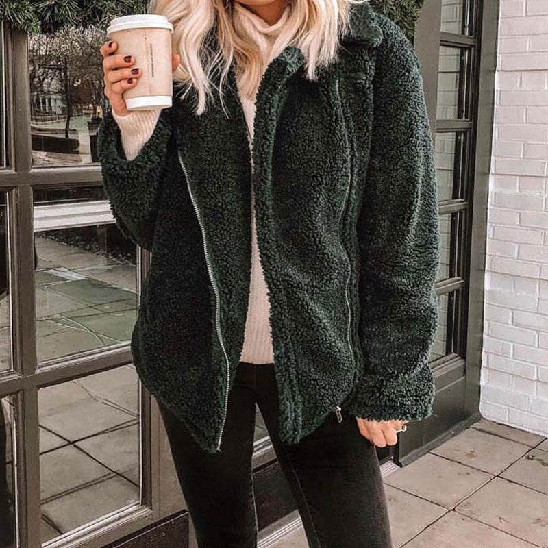 Women Winter Teddy Coat