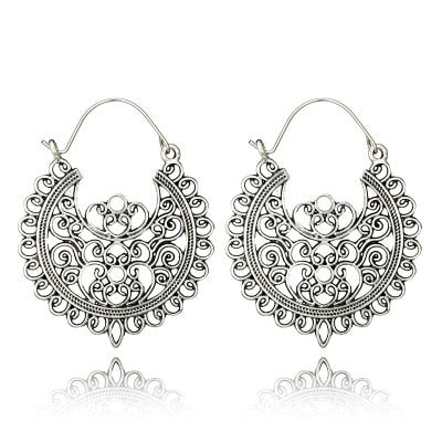 Vintage Gold Silver Color Earrings