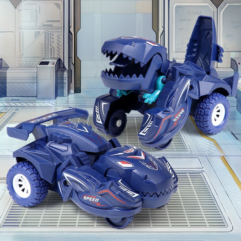 Transforming Dinosaur Car