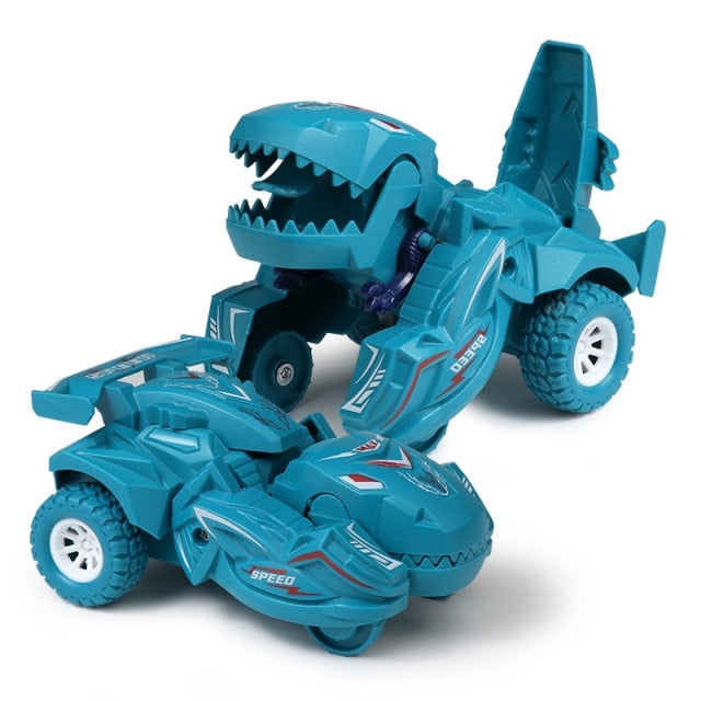 Transforming Dinosaur Car