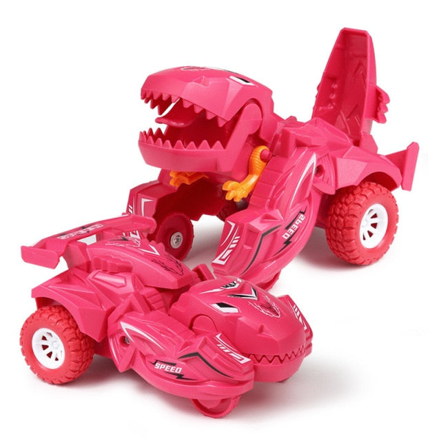 Transforming Dinosaur Car