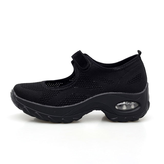 Sneakers Women Running Shoes Women Sneaker Shoes Casual White Mesh Sports Lace Up Women Vulcanize Shoes